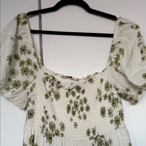 Abercrombie & Fitch Green Floral Midi Dress - Picture 4 of 4